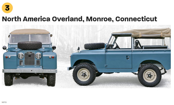 North America Overland Rated #3 by Autoweek