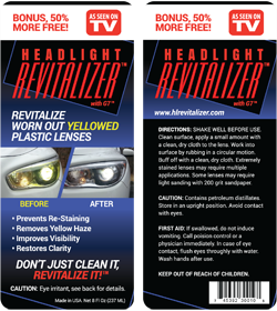 Headlight Revitalizer with G7