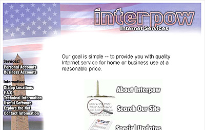 Visit recreation of front page